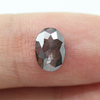 0.80CT Salt and Pepper Oval Inventory SKU SPOVAL-05