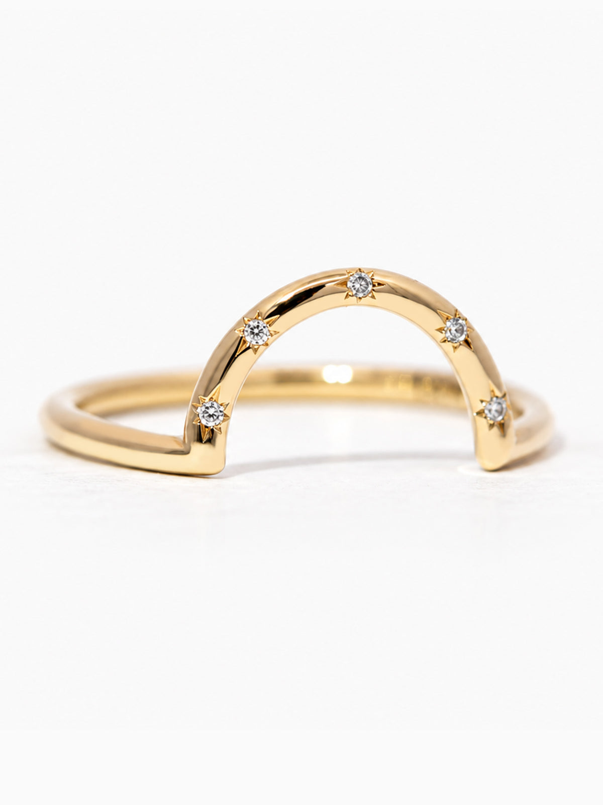 Diamond Star Setting fine jewelry matching band wedding rings fine jewelry bridal jewelry stacking rings