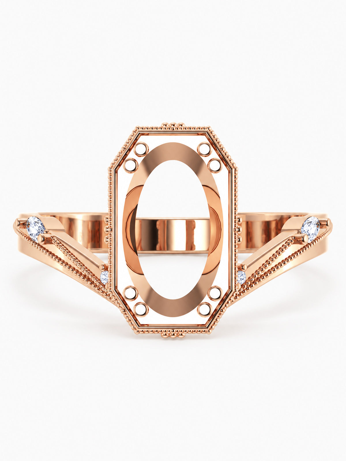 14k rose gold engagement ring unique wedding ring fine jewelry milgrain modern vintage fine jewelry proposal ring
