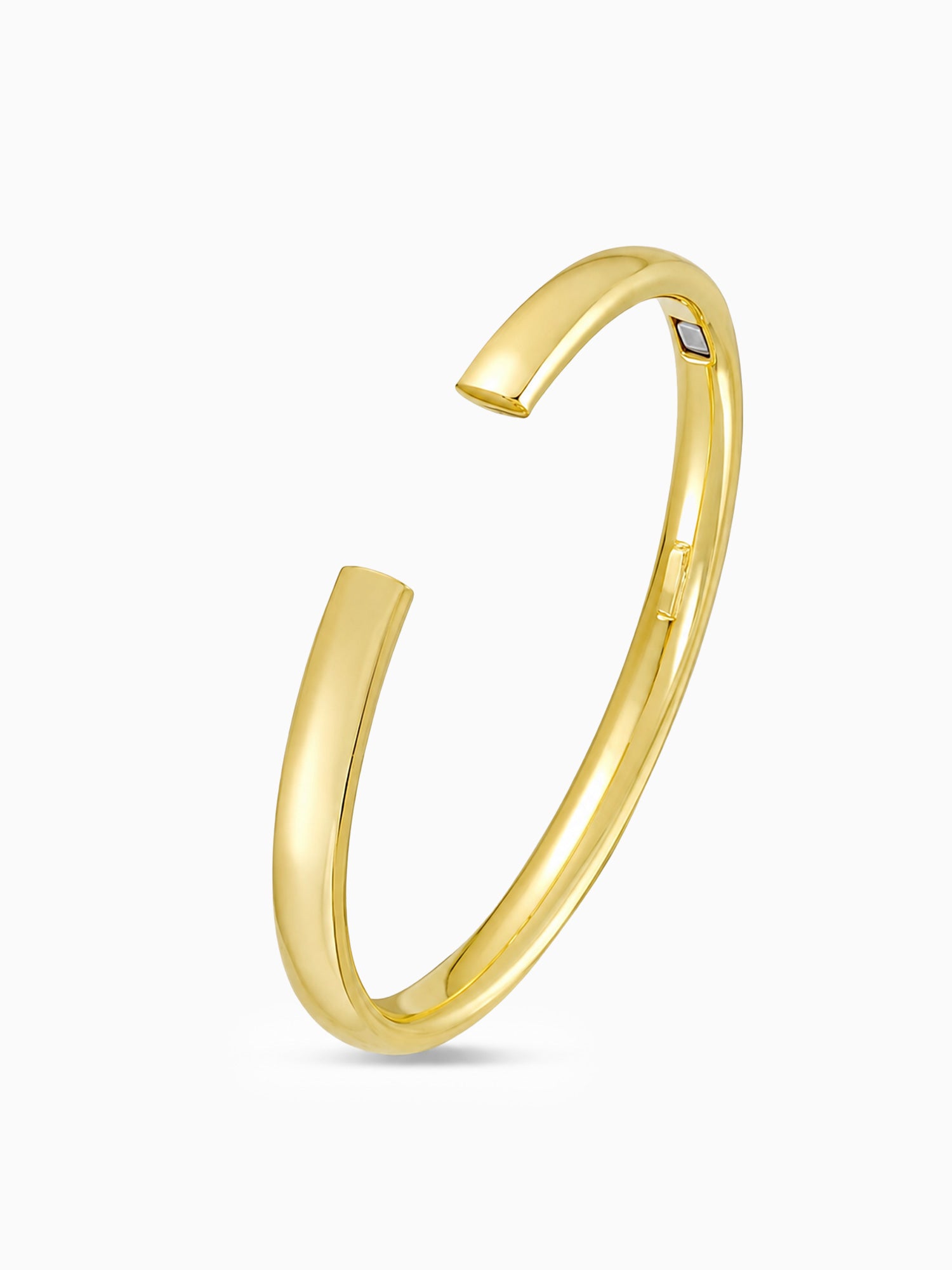 14k solid gold bangle bracelet