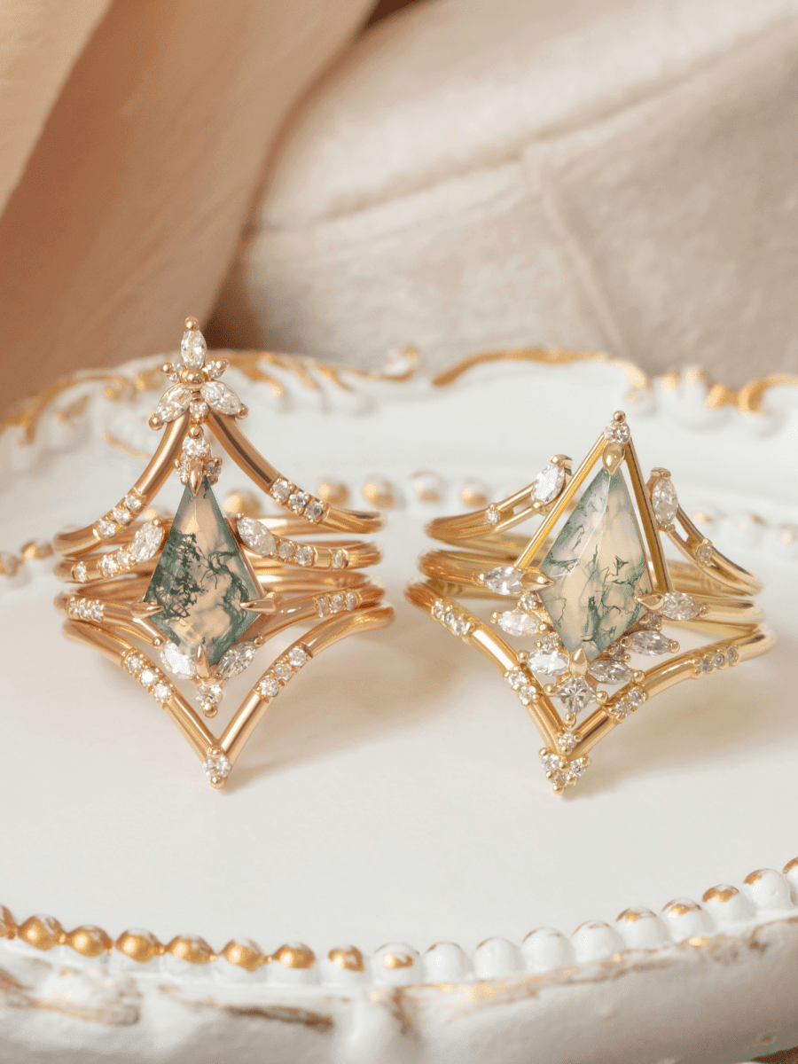 Callie Ring (Moss Agate) - HIDDENSPACE