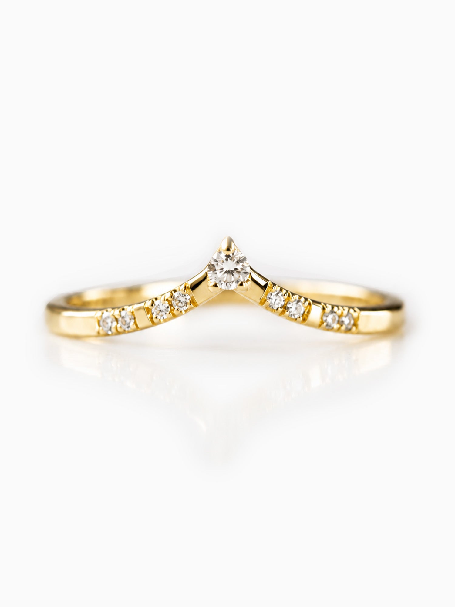 Diamond wedding band minimal fine jewelry matching band