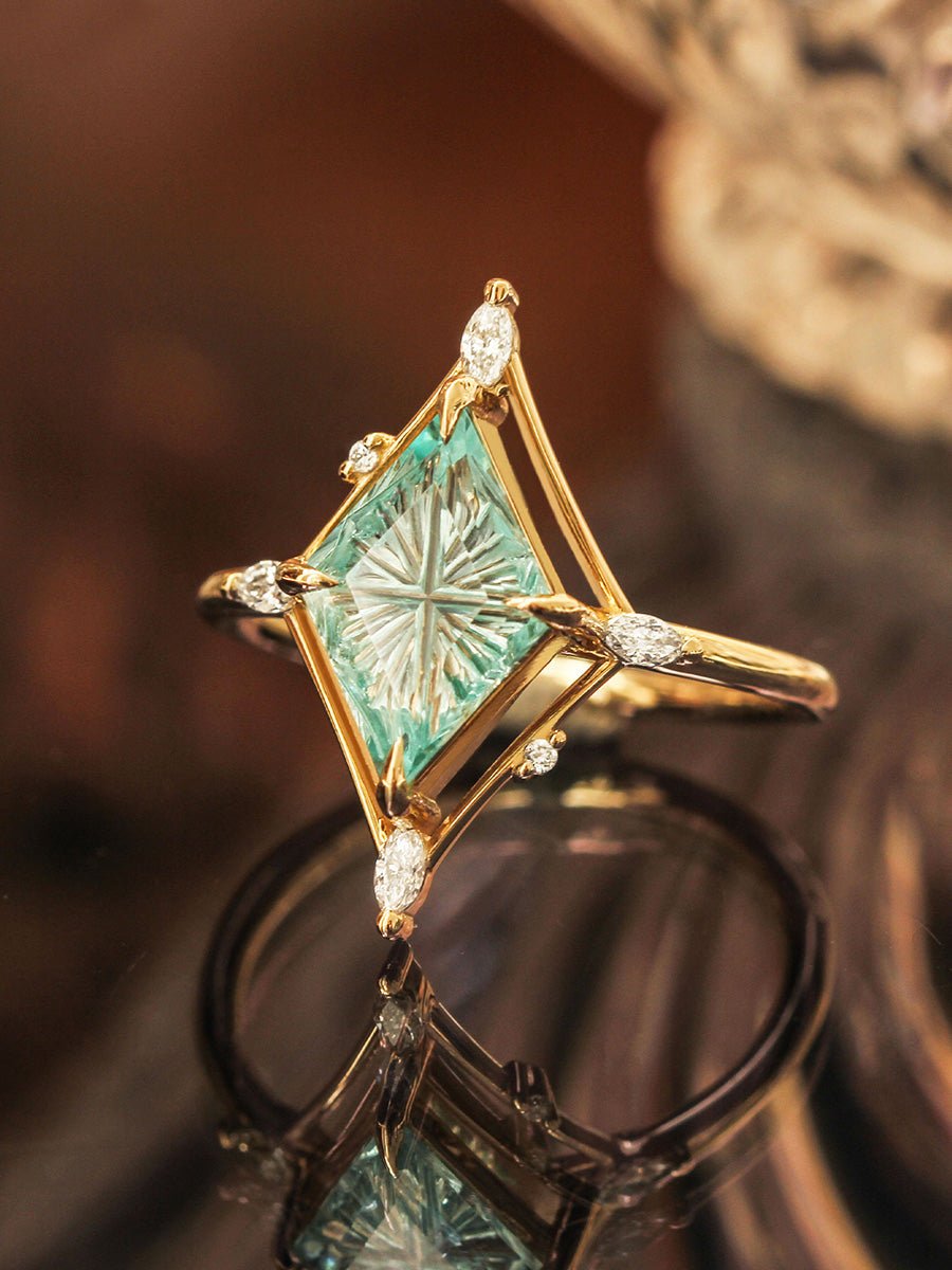 Dakota Ring (Designer - Cut Sapphire) - HIDDENSPACE