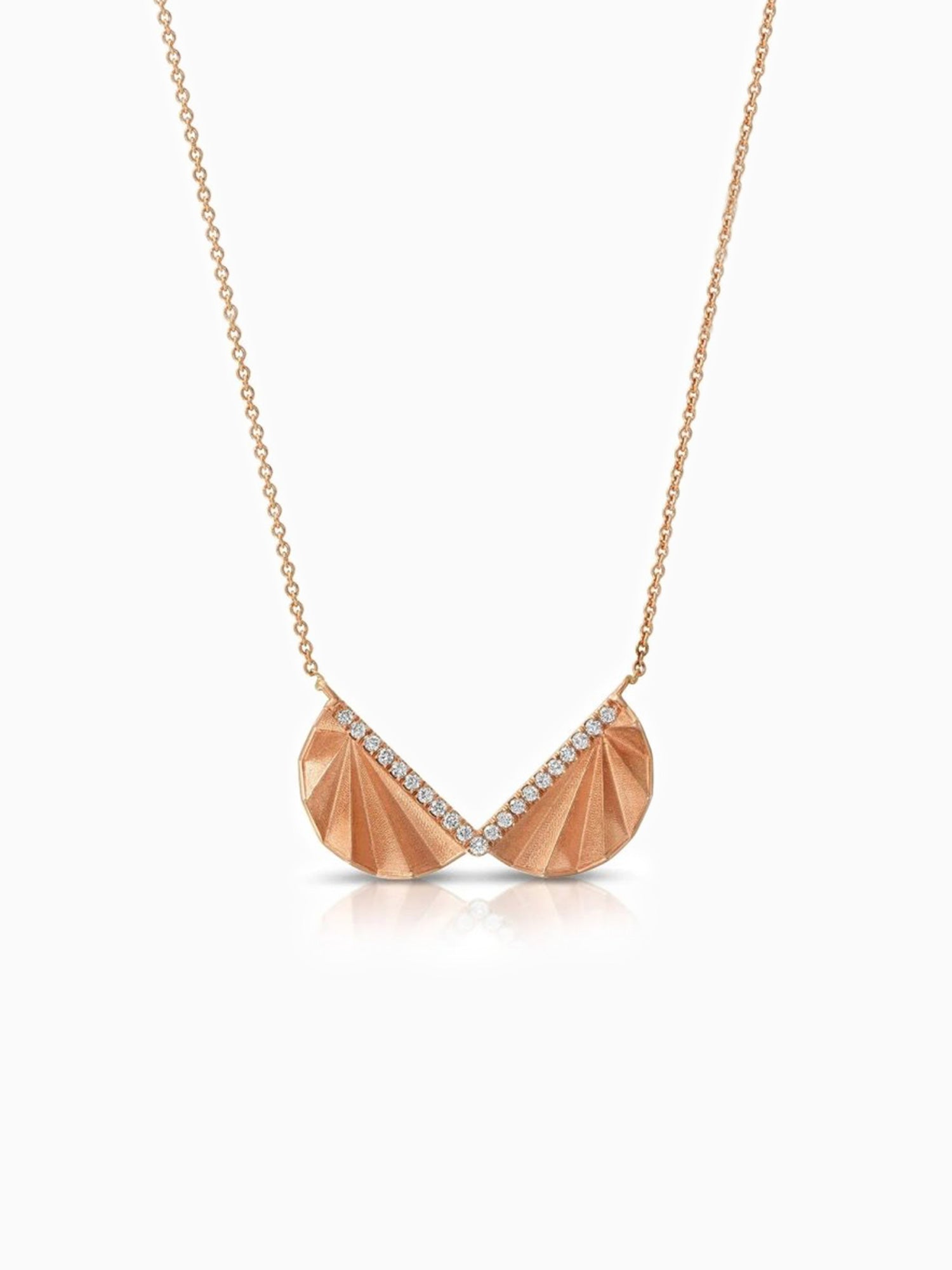 Negative necklace fine jewelry dainty diamond fine jewelry