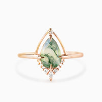 Eliana Ring (Moss Agate)