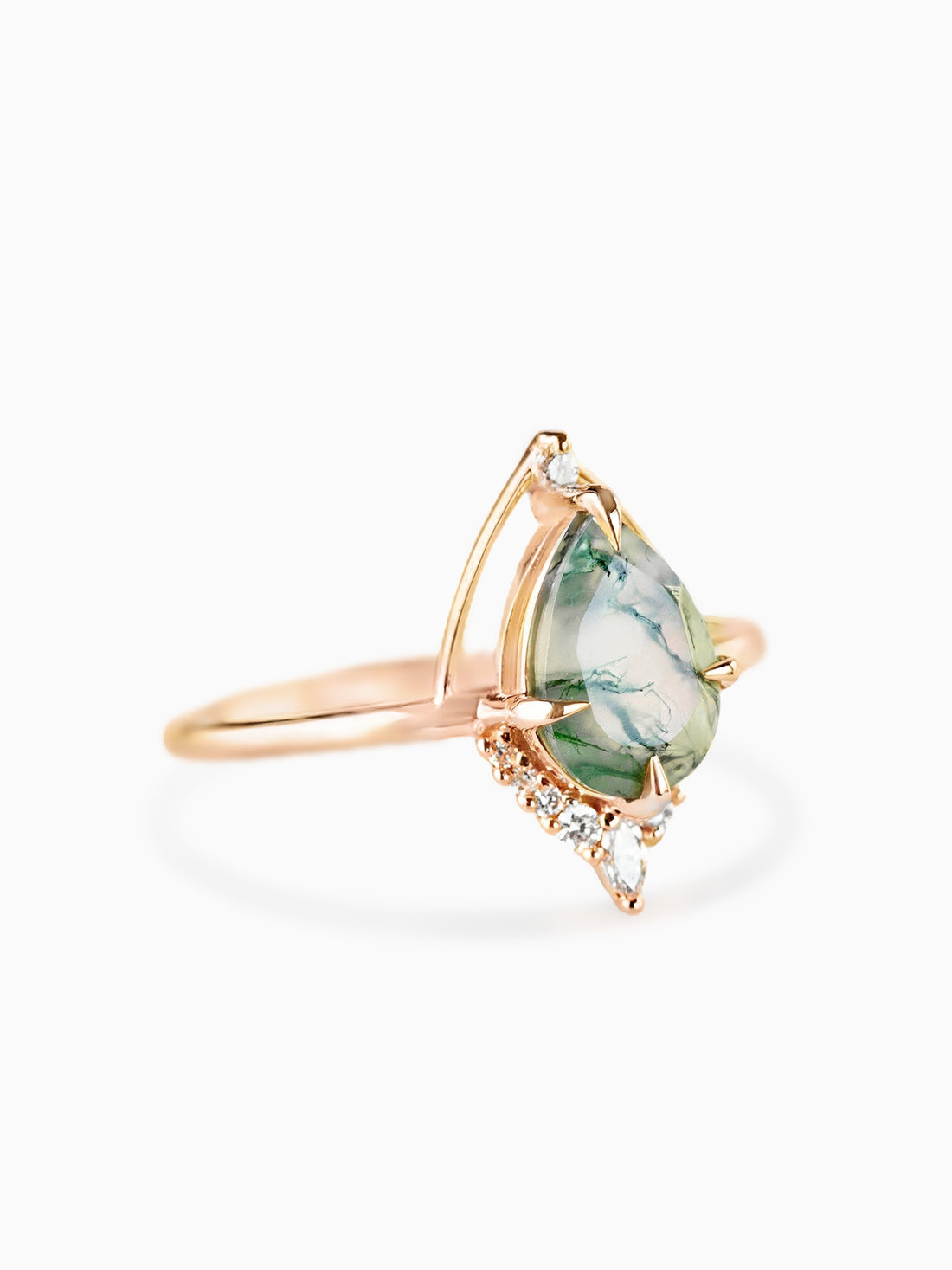 Eliana Ring (Moss Agate)