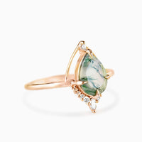 Eliana Ring (Moss Agate)