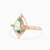 Eliana Ring (Moss Agate)