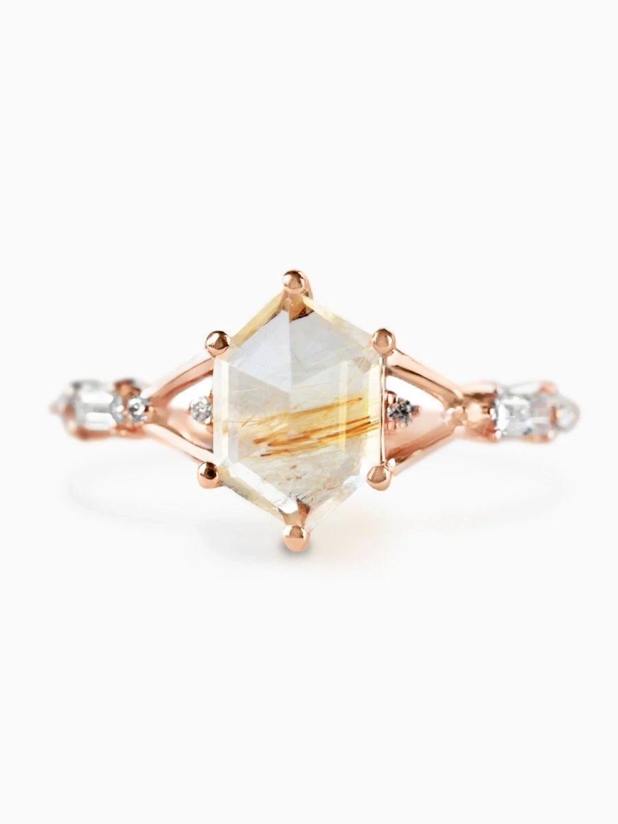 Ethereal Ring (Rutilated Quartz)