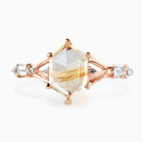 Ethereal Ring (Rutilated Quartz)