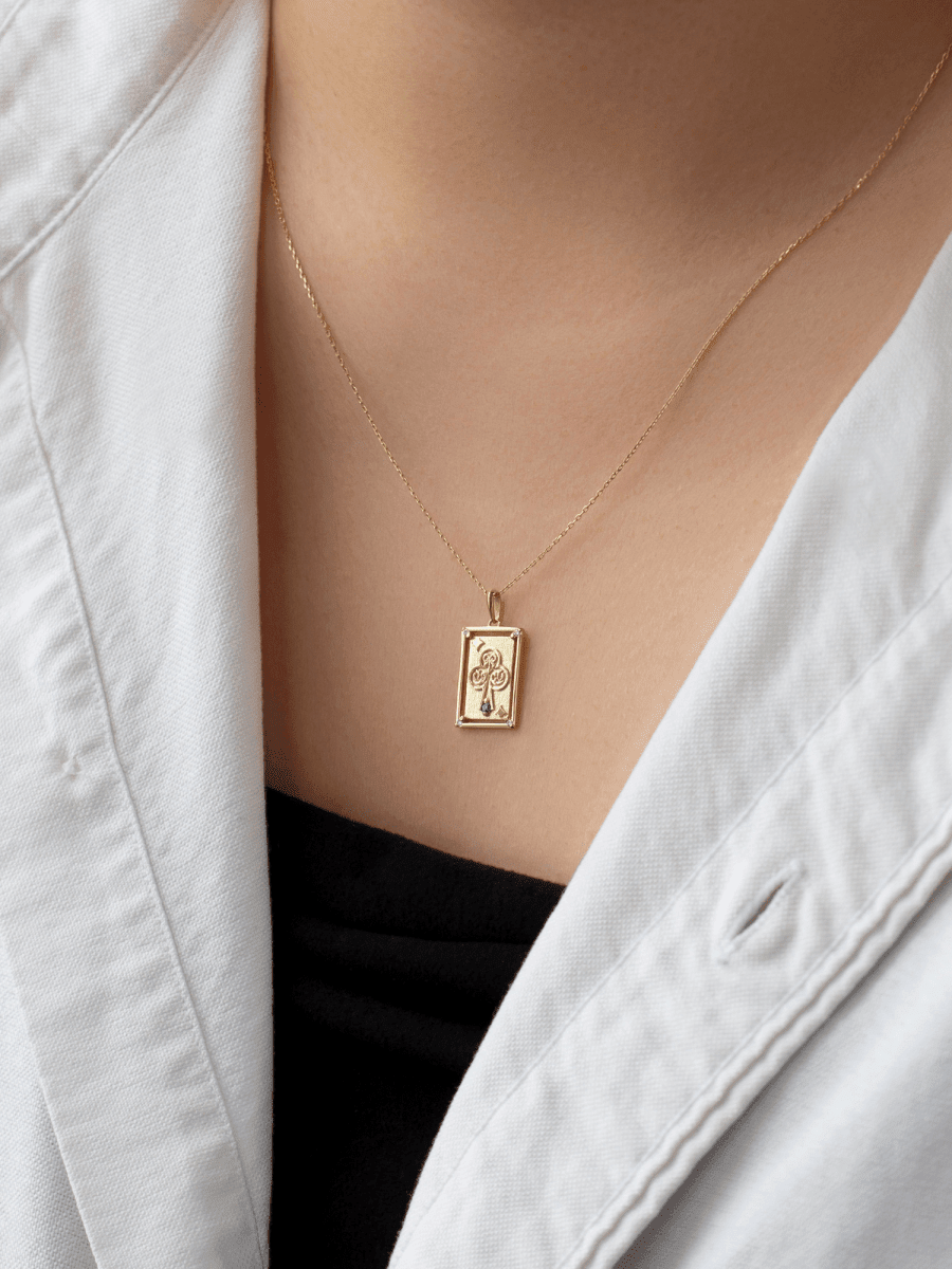 [Gilded Deck] Ace of Clubs Charm - HIDDENSPACE