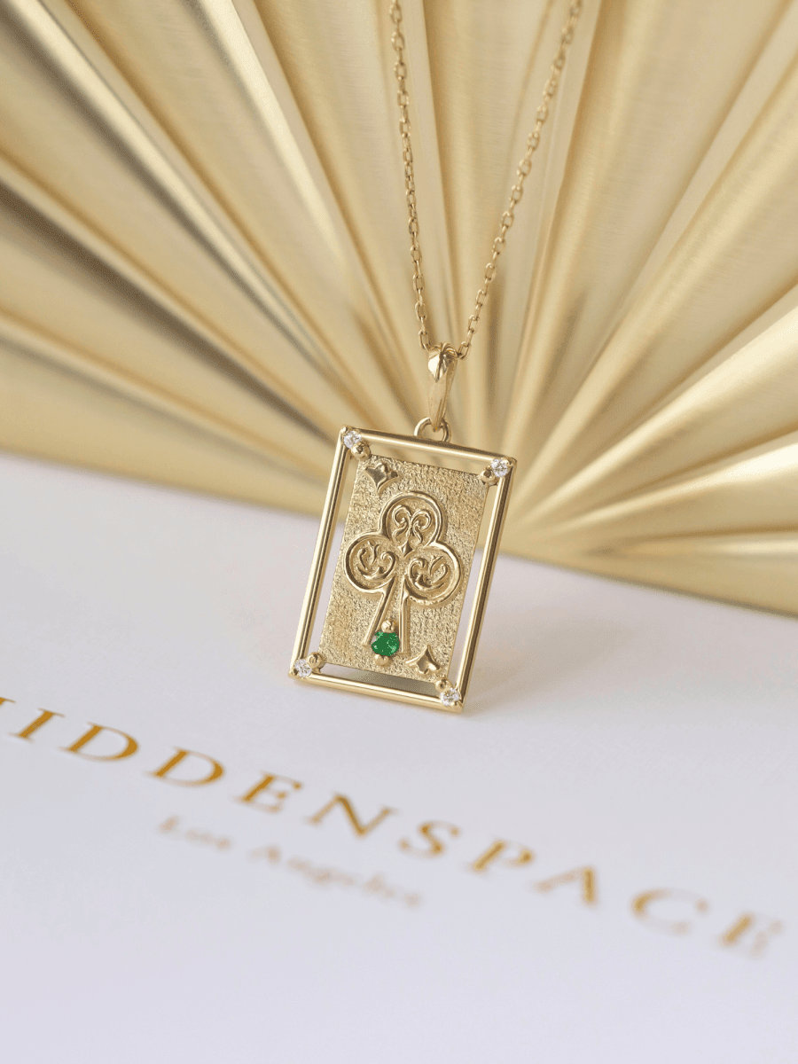 [Gilded Deck] Ace of Clubs Charm - HIDDENSPACE