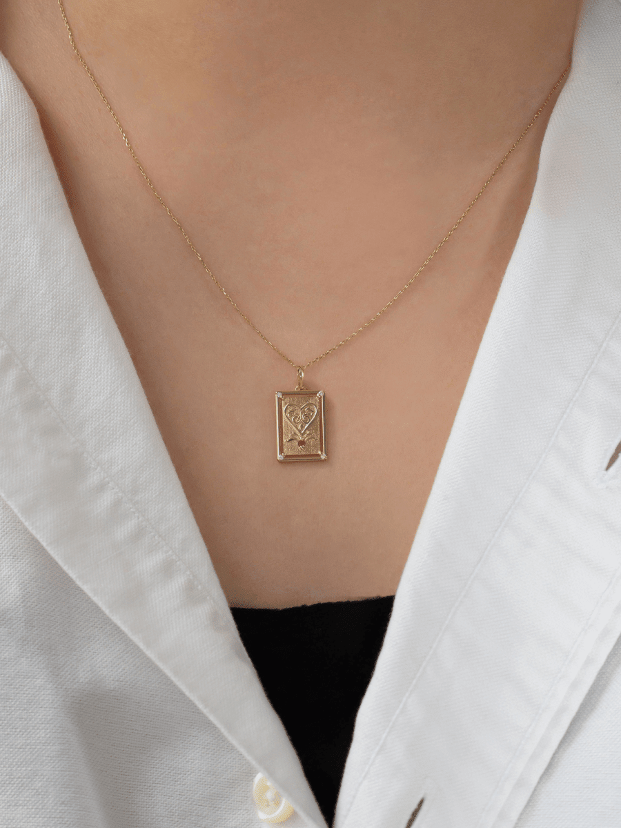 [Gilded Deck] Ace of Hearts Charm - HIDDENSPACE