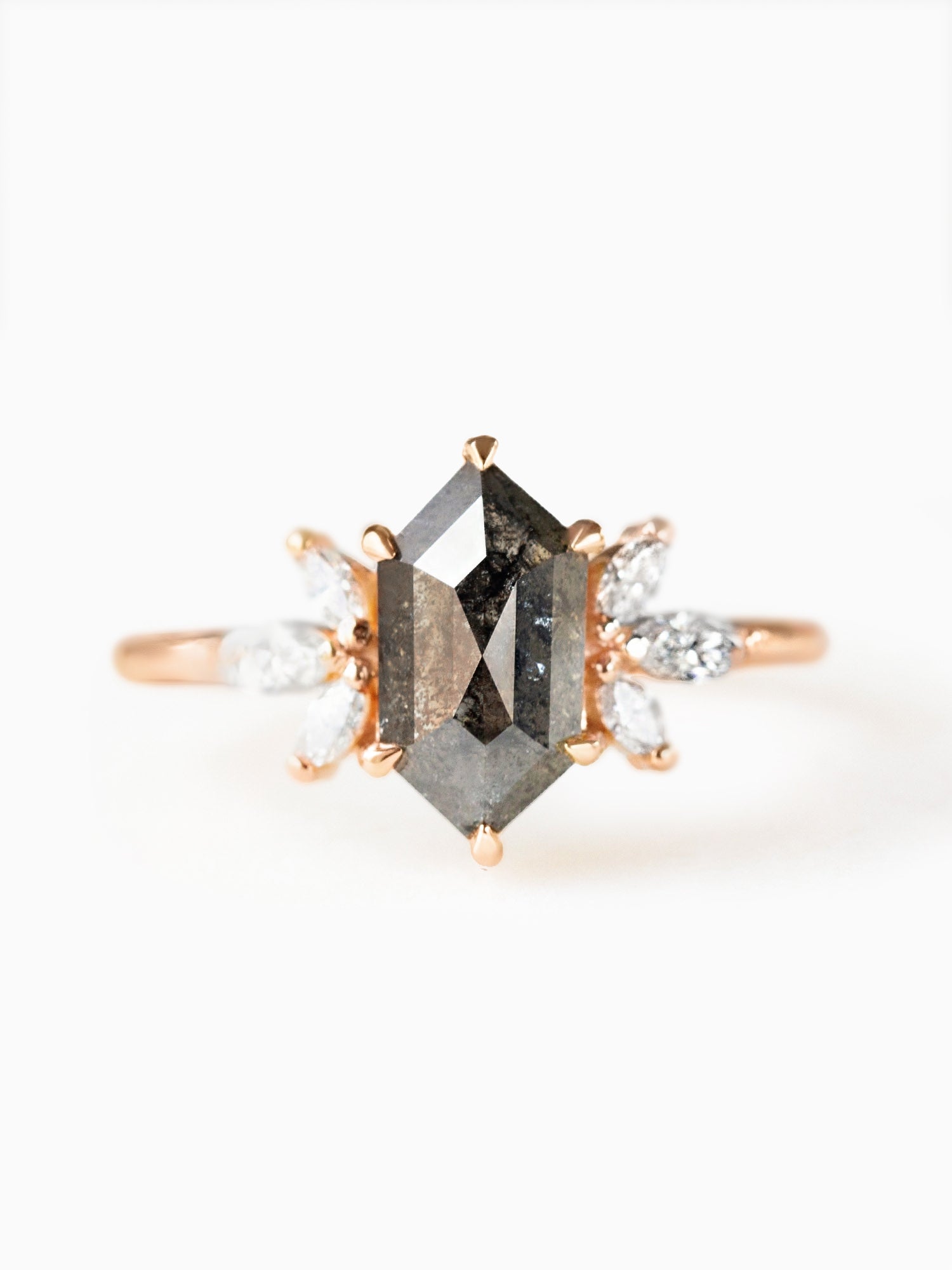 Bague Calista Hexagone