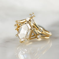 Princess Tracery Ring (Moissanite)