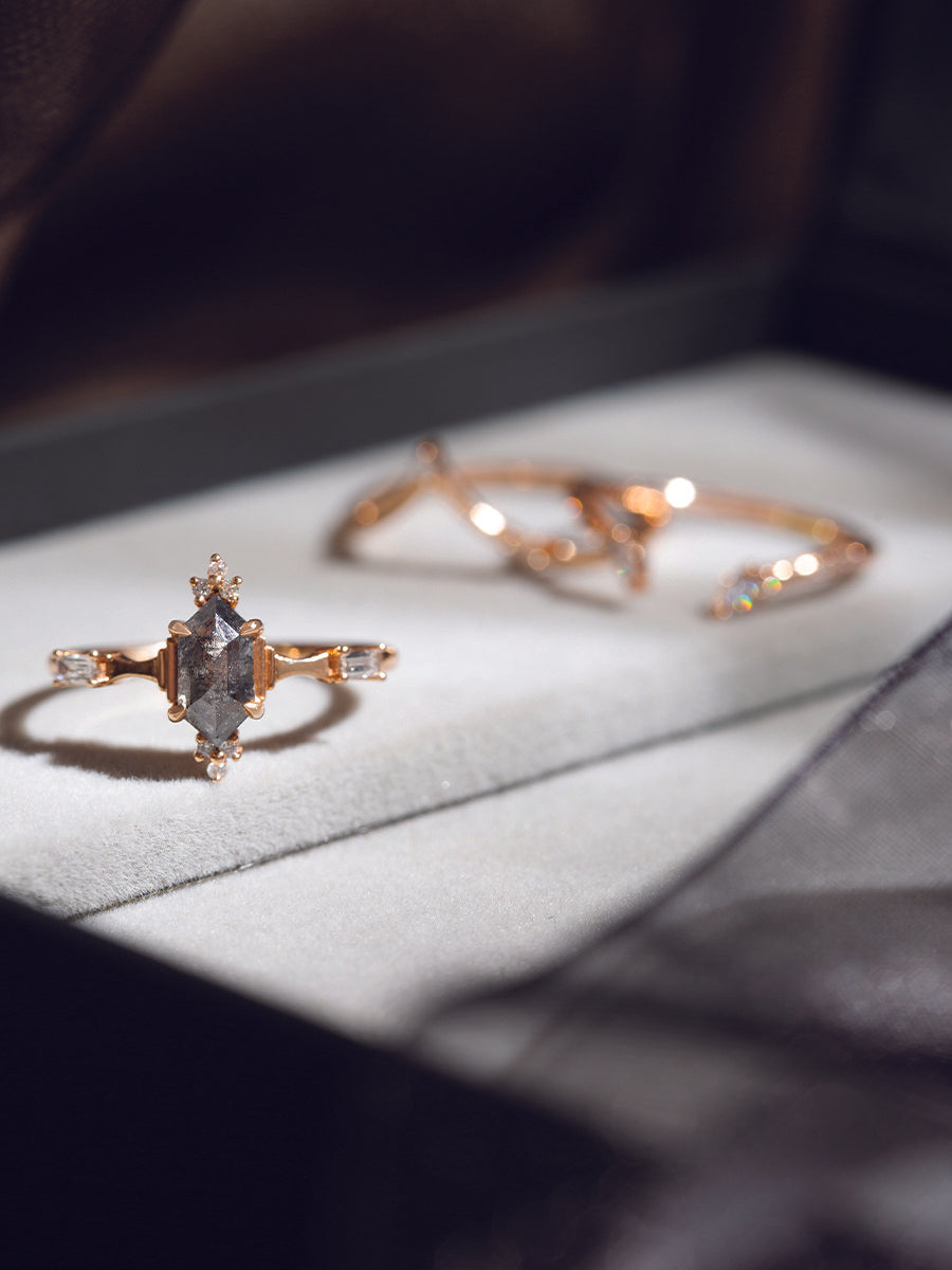 Diamond Doric Column Ring