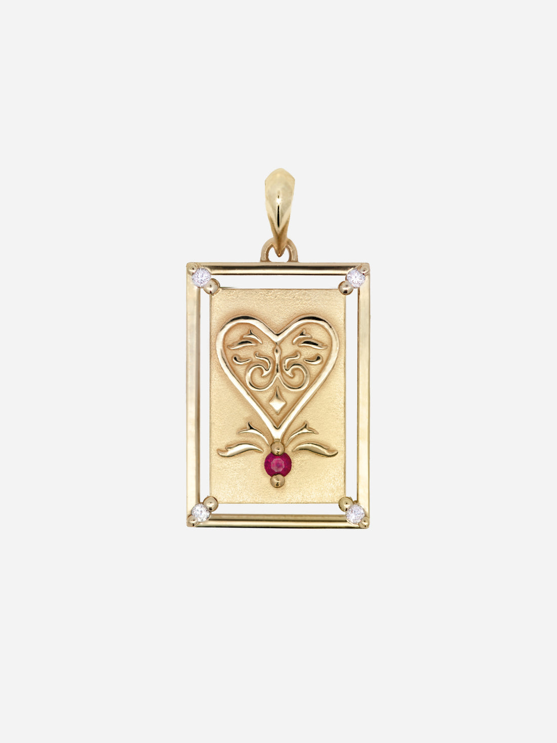 [Gilded Deck] Ace of Hearts Charm