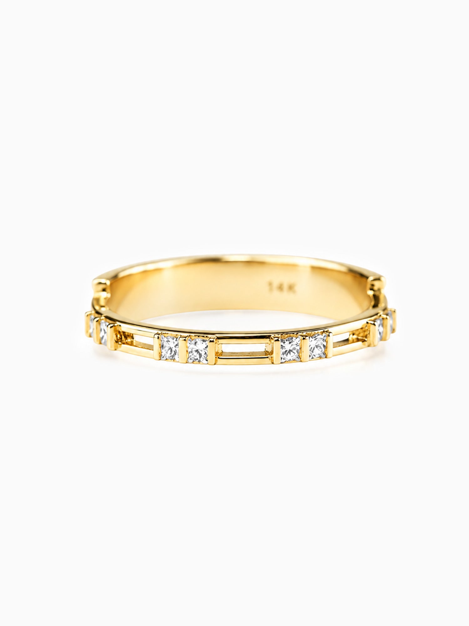 Princess diamond fine jewelry daily 14k yellow gold luxury ring