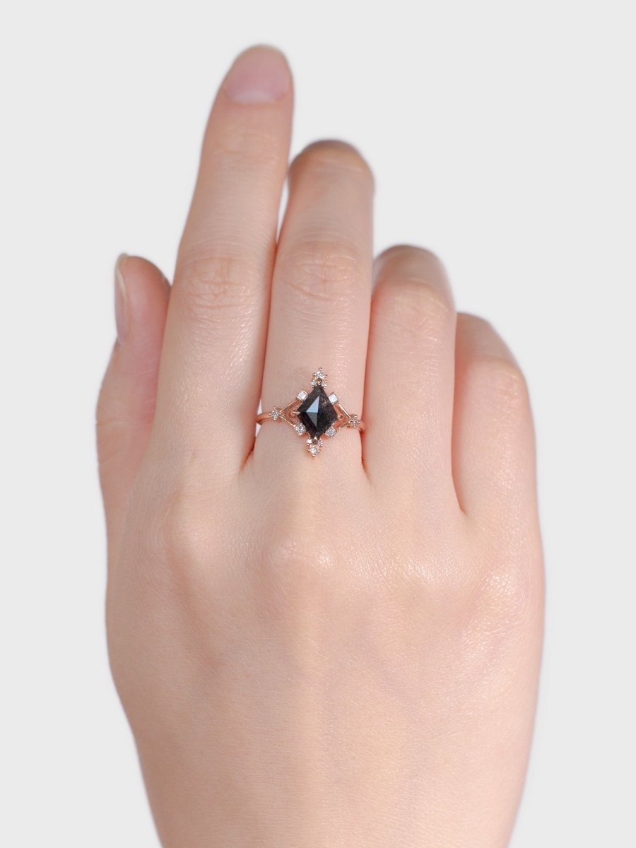 hiddenspace jewelry fine jewelry los angeles art deco design architectural fine jewelry wedding band stacking rings stackable band 14k gold ring diamond ring unique fine jewelry GRETA DESIGN