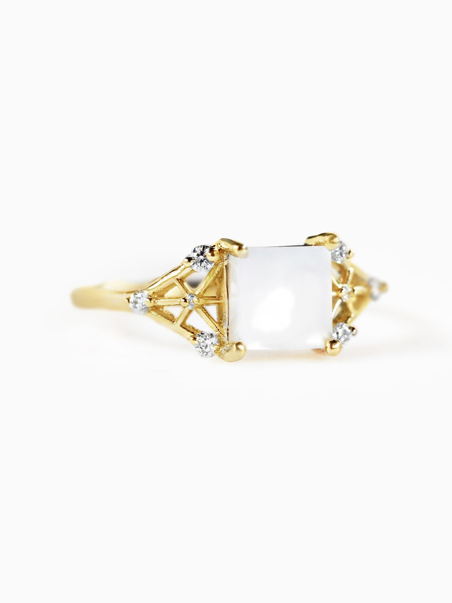 Pearl Daisy Ring