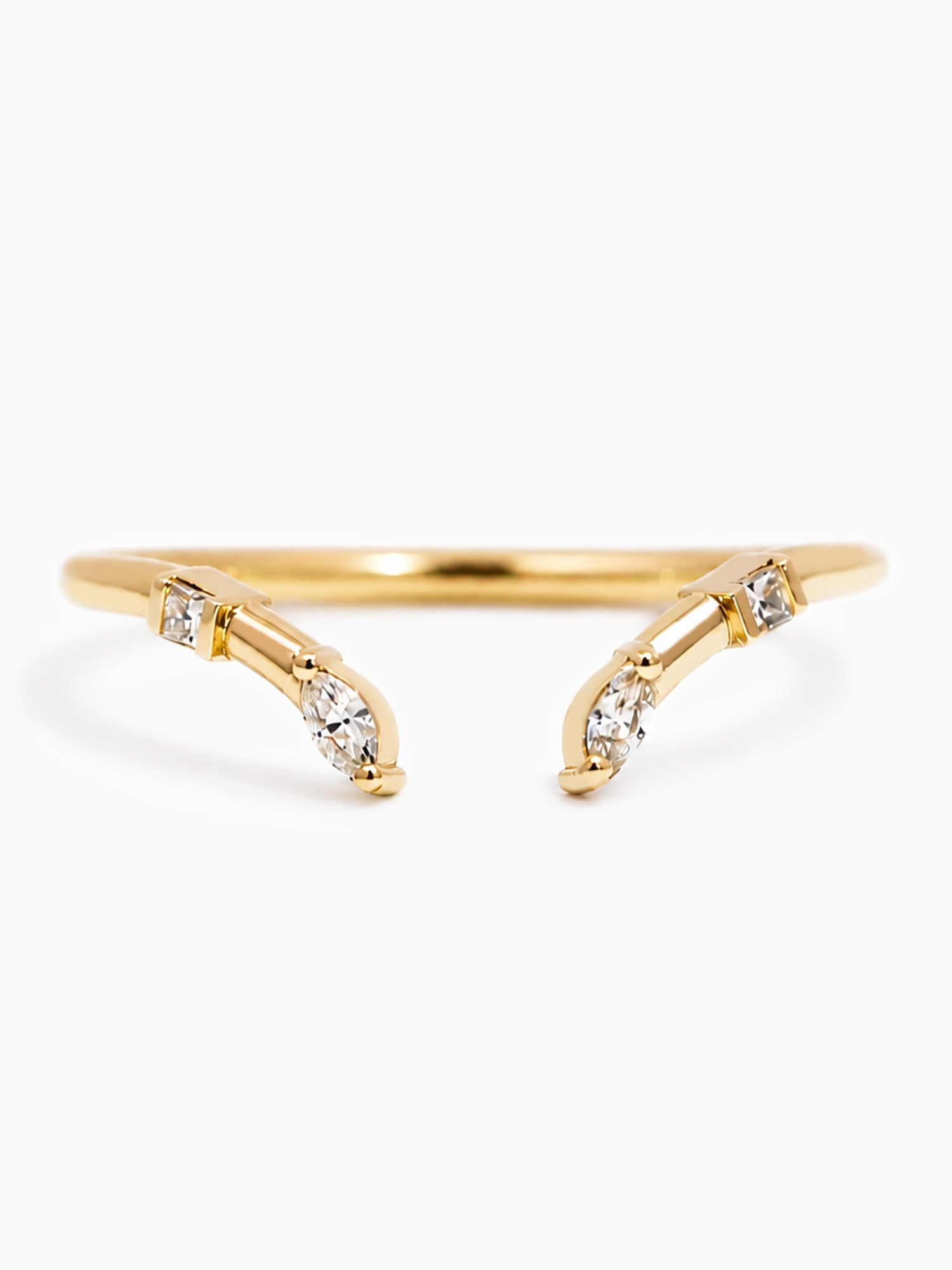 Diamond open band unique matching band stacking rings fine jewelry