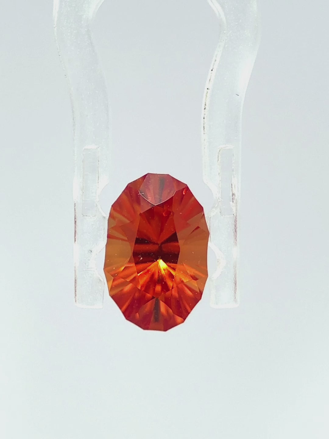 OVAL SAPPHIRE ORANGE LOOSE GEMSTONE
