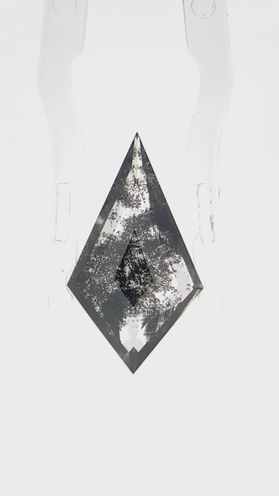 kite salt and pepper diamond loose gemstone fine jewelry one of a kind 