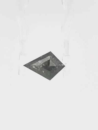 salt and pepper diamond loose diamond gemstone fine jewelry kite rose cut