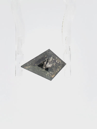 Kite salt and pepper diamond rose cut loose gemstone