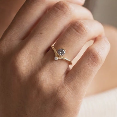 salt and pepper diamond fine jewelry statement daily ring diamond ring