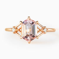 Princess Tracery Ring (Morganite)