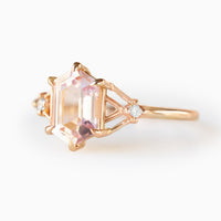 Princess Tracery Ring (Morganite)