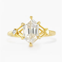 Princess Tracery Ring (Moissanite)