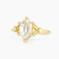 Princess Tracery Ring (Moissanite)