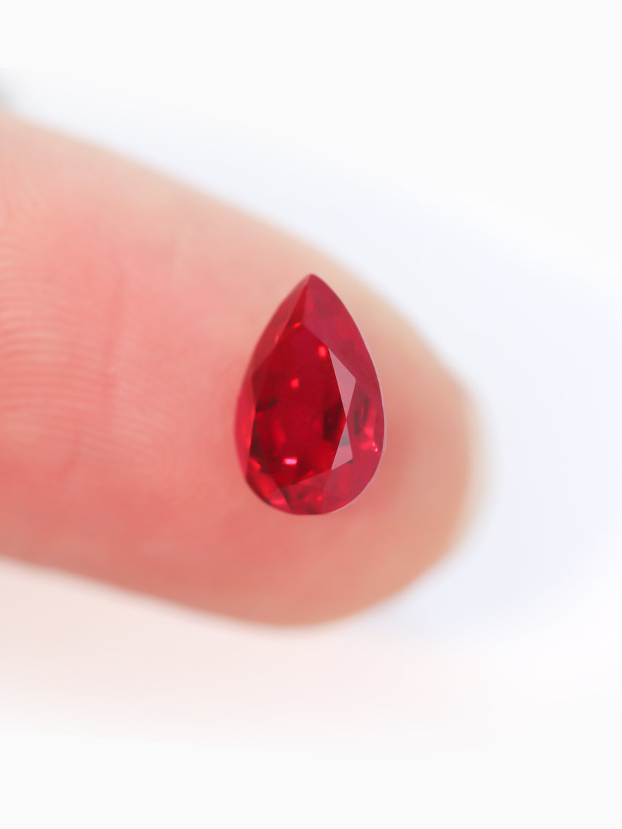 1.67CT Ruby Pear Inventory SKU RBPEAR-03