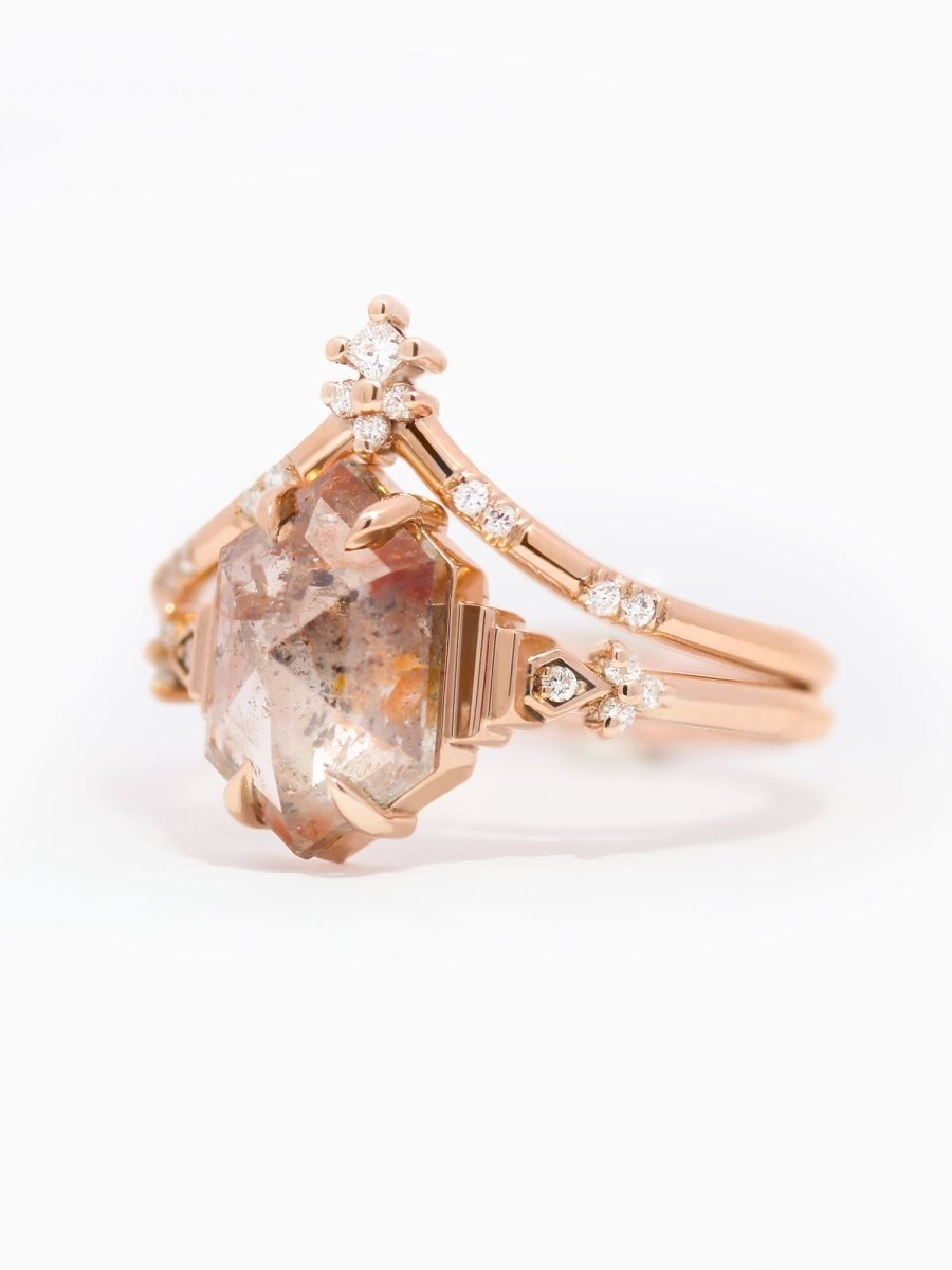 [Ready - to - Ship] Alice Ring & Keira Band (Rose Salt And Pepper) - HIDDENSPACE