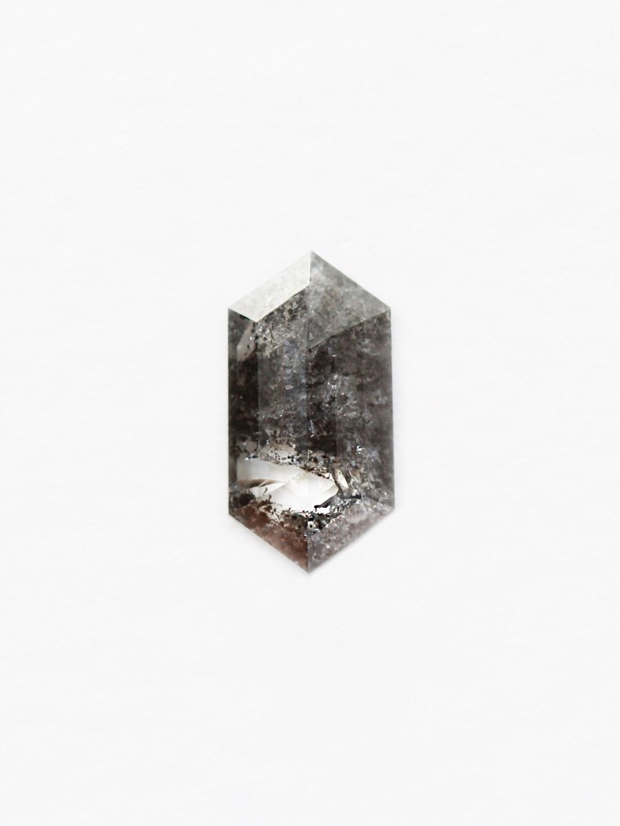 0.90CT Salt and Pepper Hexagon Inventory SKU SPHEX-21