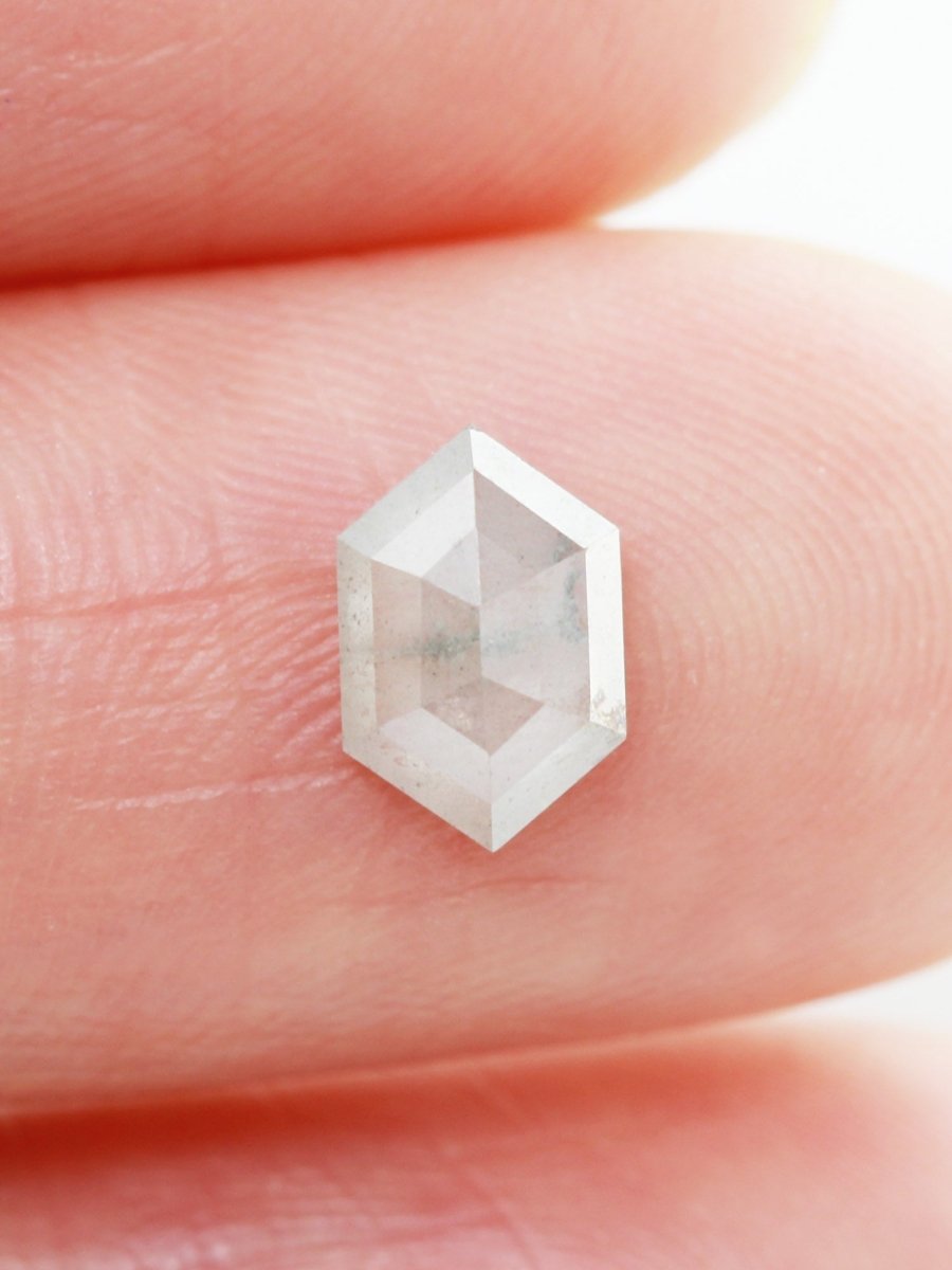 0,91 CT Salz- und Pfeffer-Sechseck-Inventar SKU SPHEX-39