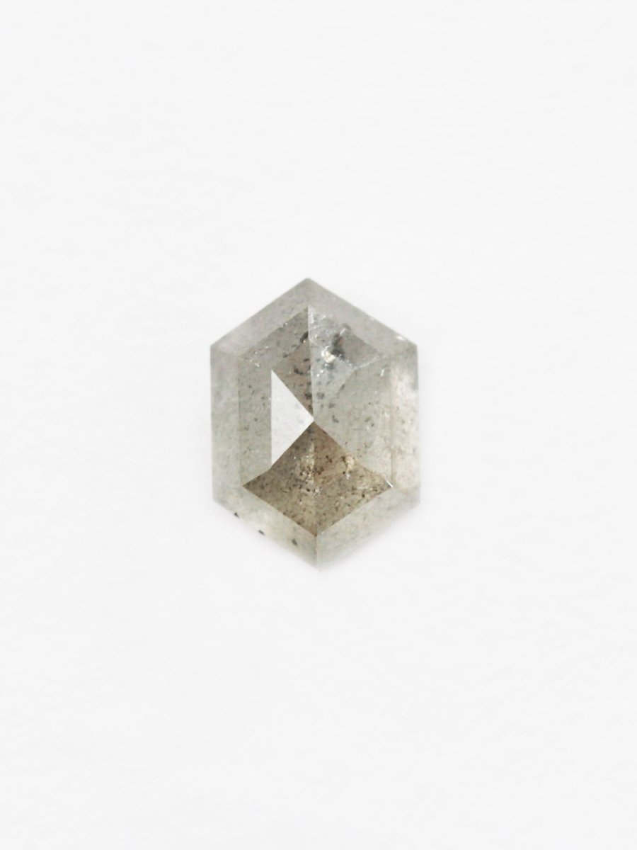 0.93CT Salt and Pepper Hexagon Inventory SKU SPHEX-40