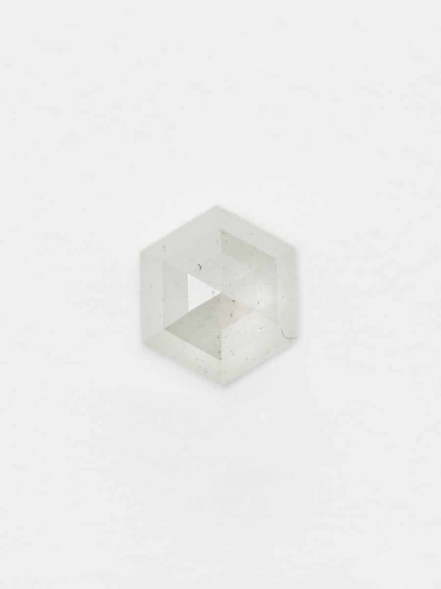 Inventaire hexagonal sel et poivre 1,53 ct SKU SPHEX-23