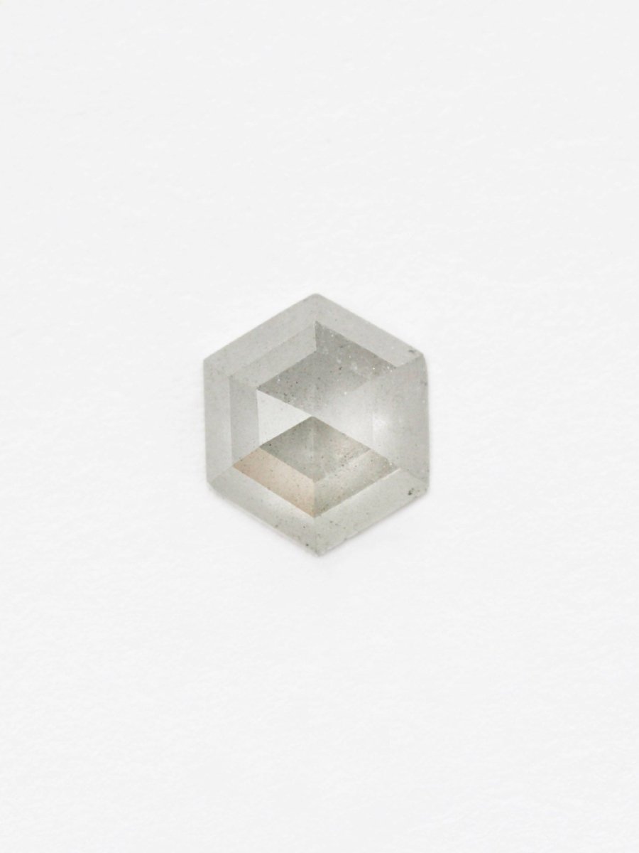 1,00 CT Salz- und Pfeffer-Sechskant-Inventar SKU SPHEX-52