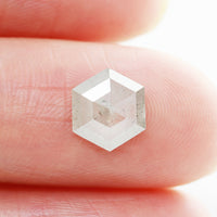 1,61 CT Salz und Pfeffer Hexagon Inventar SKU SPHEX-35