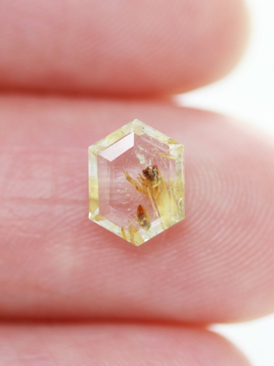 1.10CT Rutilated Quartz Inventory SKU RQHEX-02