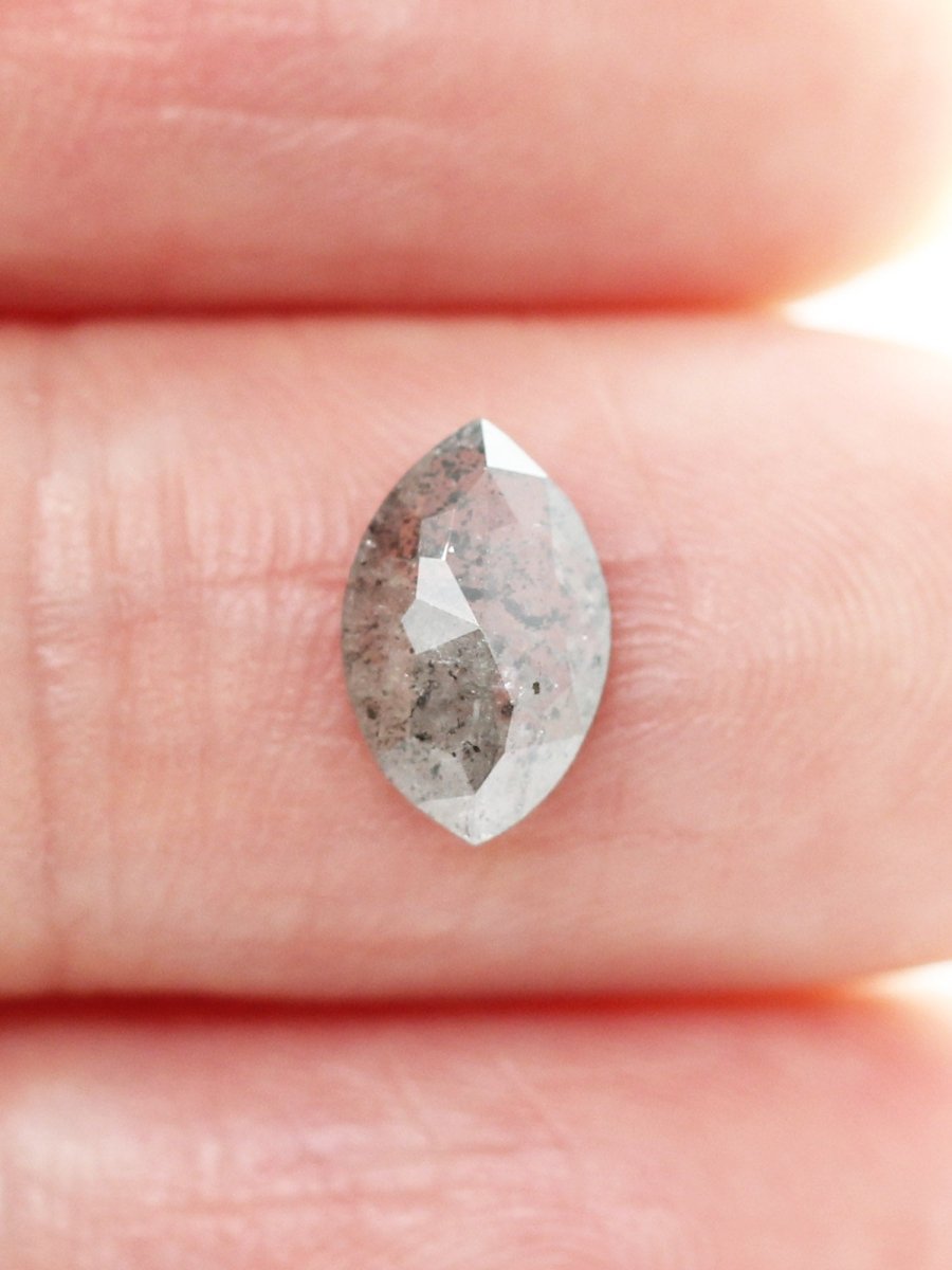 1.11CT Salt and Pepper Marquise Inventory SKU SPMARQUISE-05