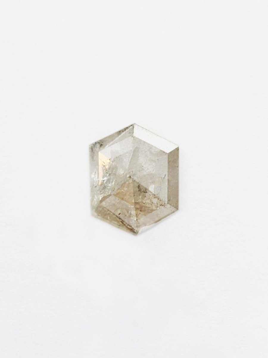 1,14 ct Salz- und Pfeffer-Sechseck-Inventar SKU SPHEX-36