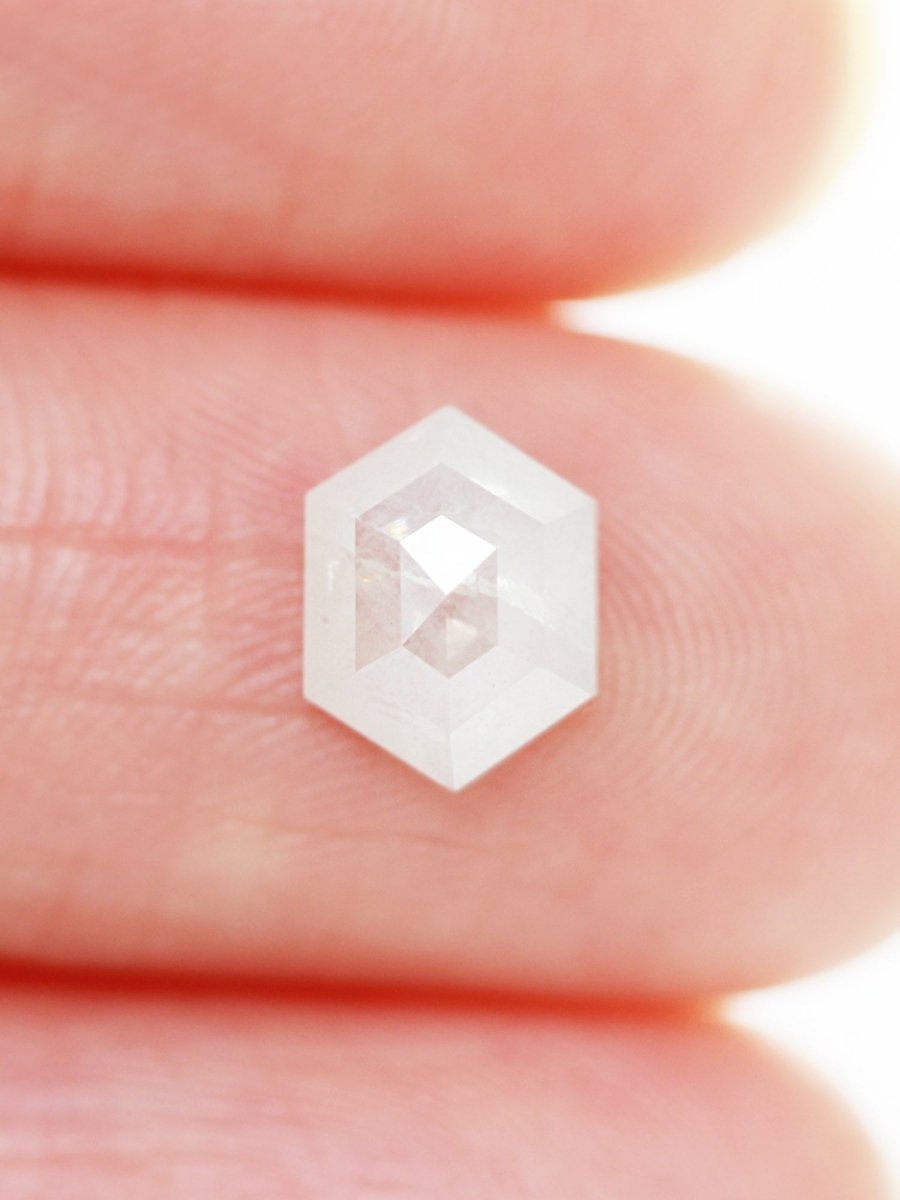 1,22 CT Salz- und Pfeffer-Sechseck-Inventar SKU SPHEX-03