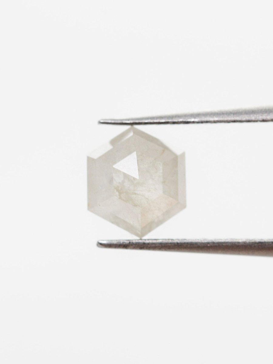 1,30 CT Salz- und Pfeffer-Sechseck-Inventar SKU SPHEX-19