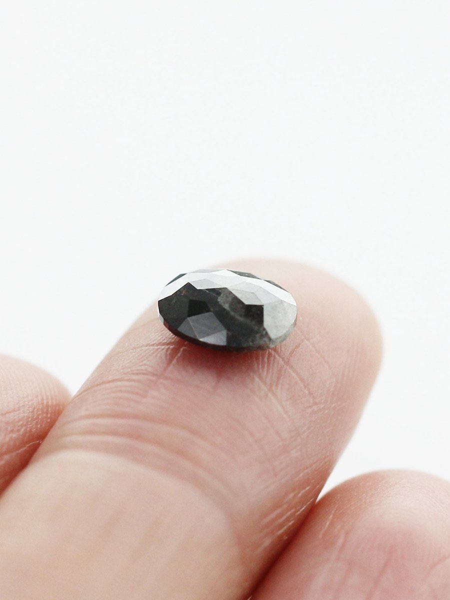 1,36 ct Salz- und Pfeffer-Oval-Inventar SKU SPOVAL-04