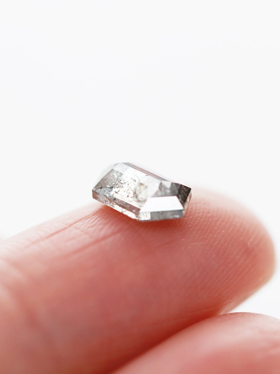 1.37CT Premium Salt and Pepper Hexagon Inventory SKU SPHEX-100