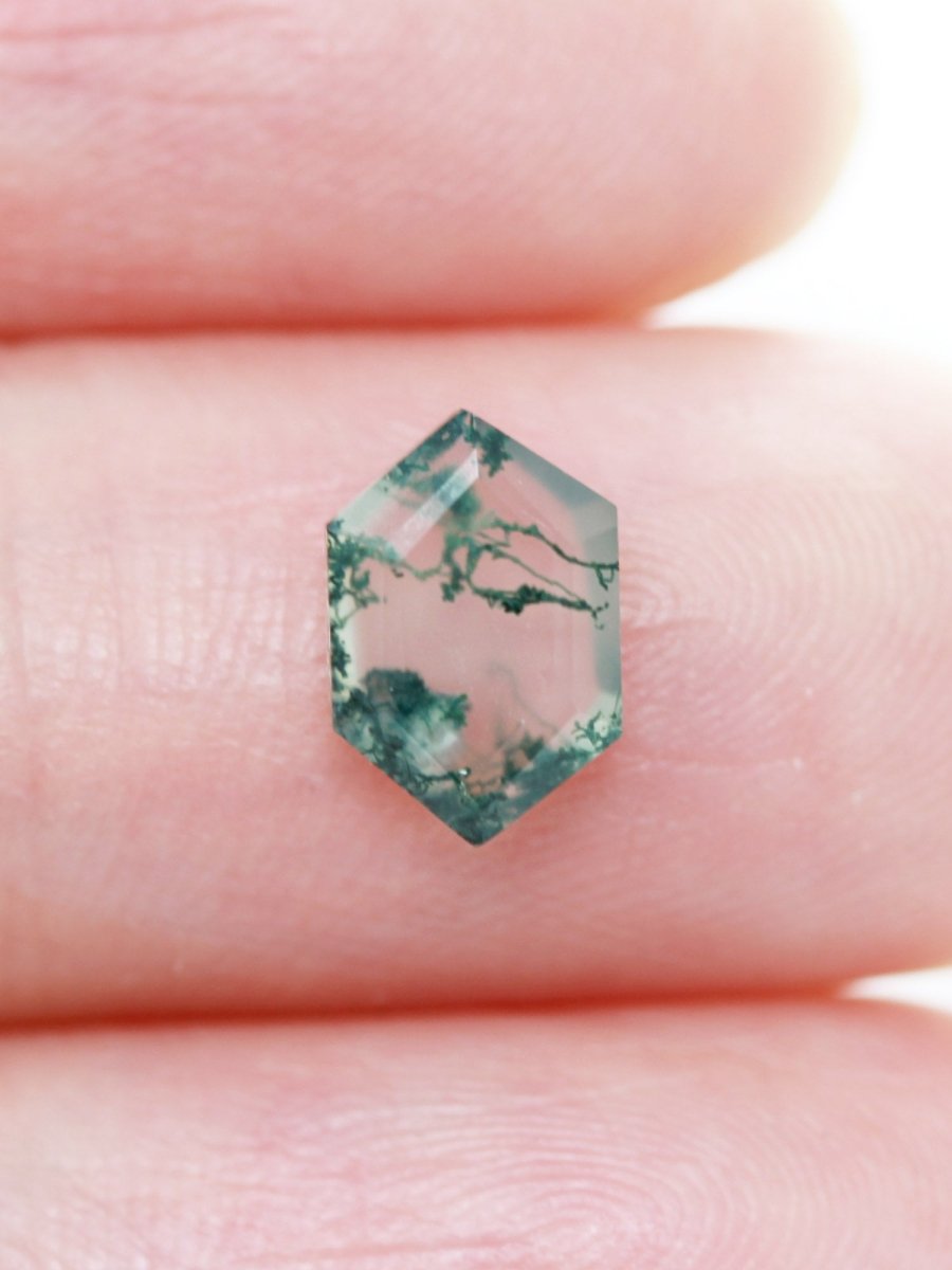 1.46CT Moss Agate Inventory SKU MAHEX-09
